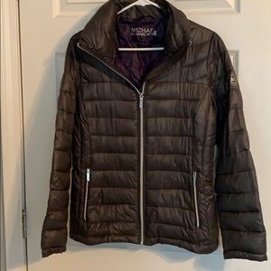 Michael Kors Grey Puffer Jacket